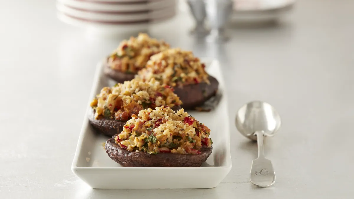 betty crocker Artichoke-Stuffed Portabellas