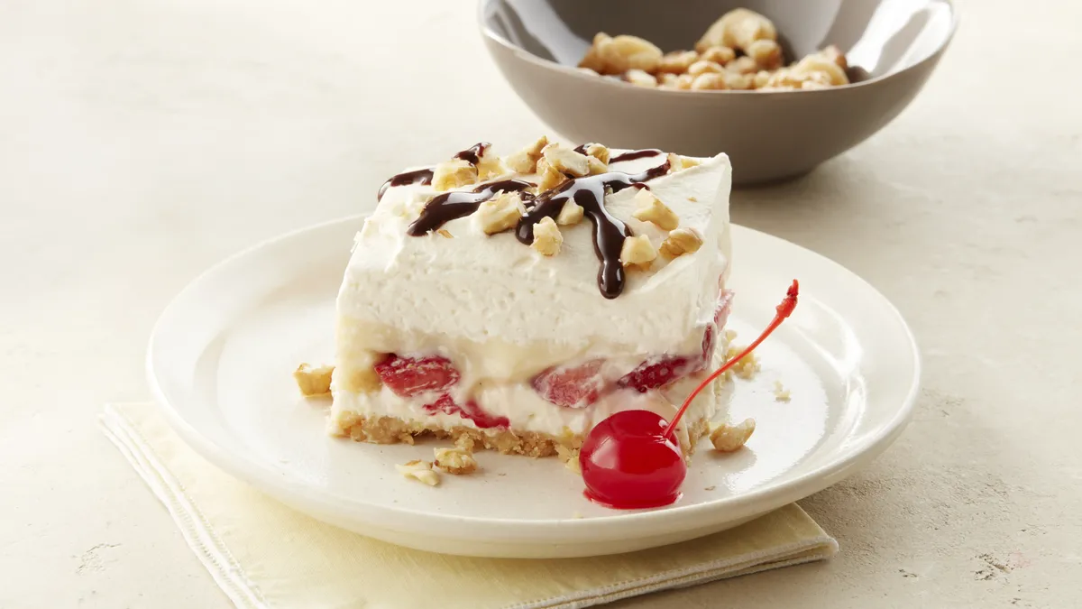 betty crocker Banana Split Lush