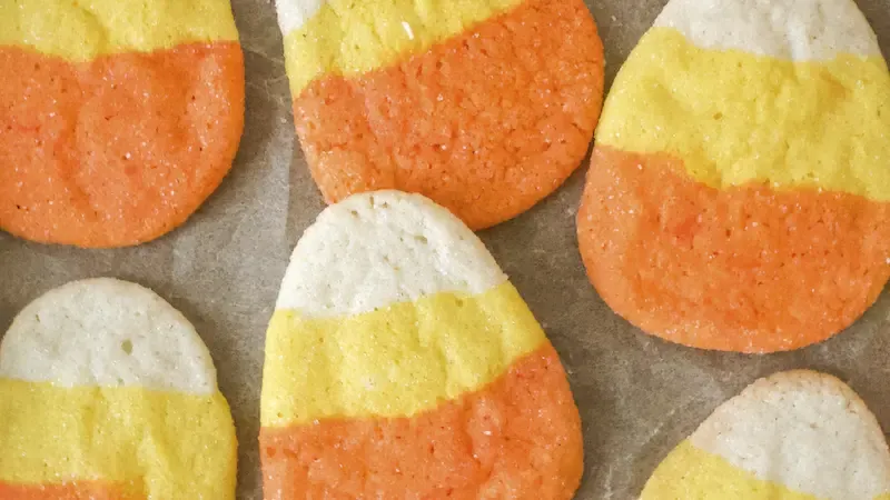 betty crocker Candy Corn Sugar Cookies