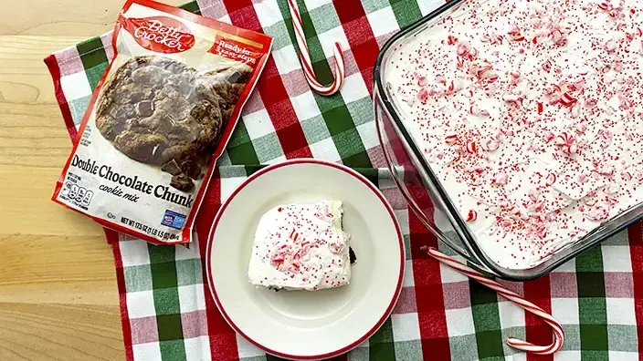 betty crocker Chocolate Candy Cane Lush