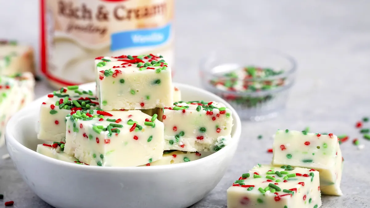 betty crocker Christmas Sprinkle Fudge