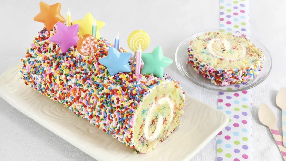 betty crocker Confetti Cake Roll