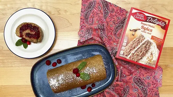 betty crocker Cranberry Spice Roll