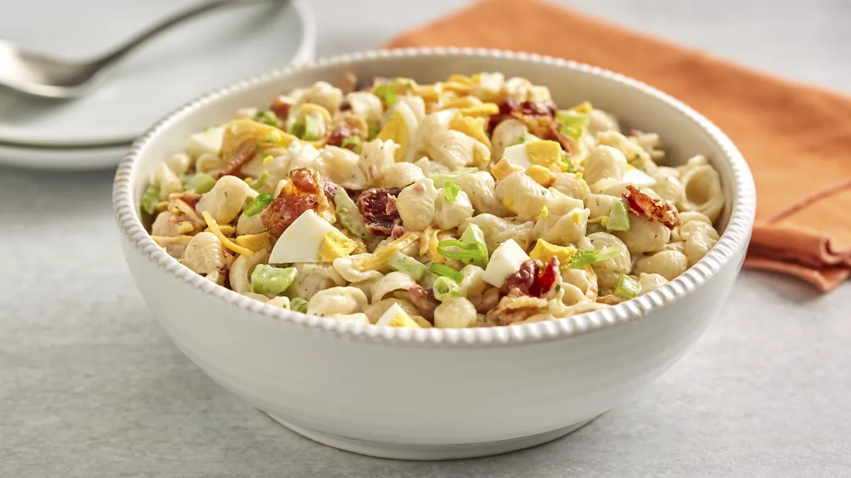 betty crocker Creamy Dijon-Bacon Pasta Salad