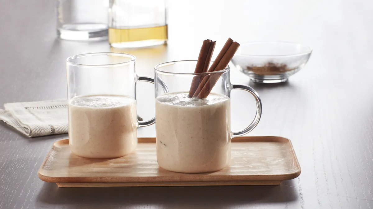betty crocker Double-Vanilla Vegan "Eggnog"