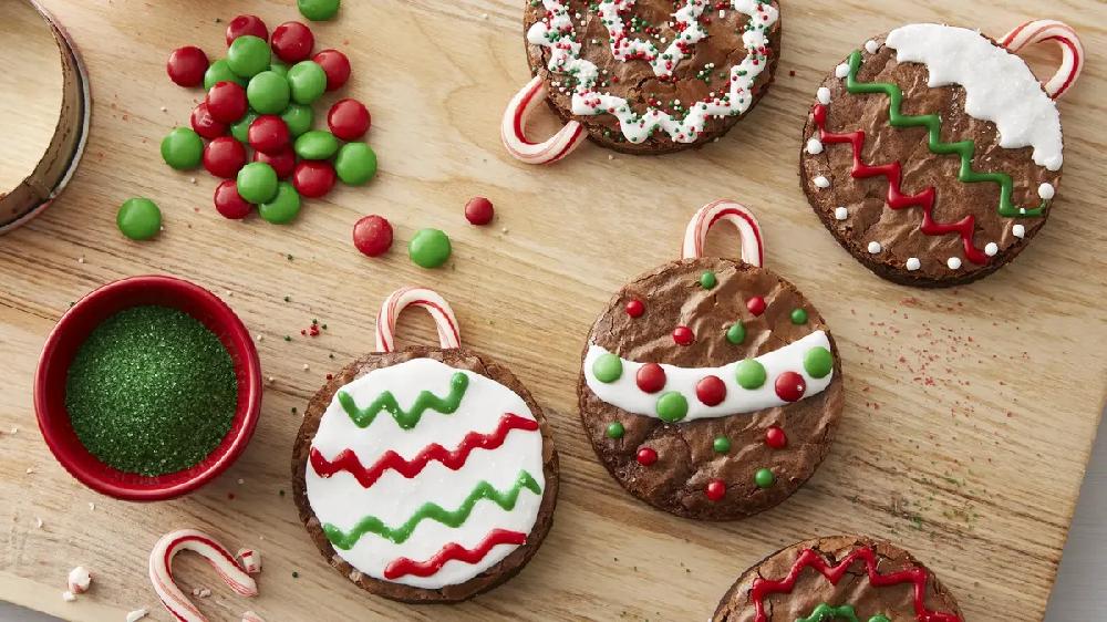 betty crocker Easy Brownie Ornaments