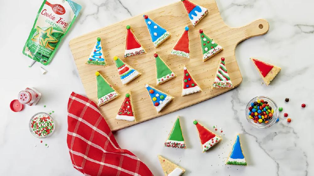 betty crocker Elf Hat Cookie Bars