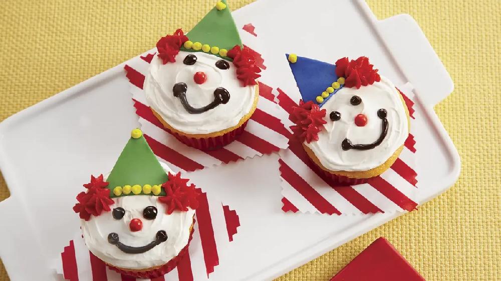 betty crocker Friendly Clown Cupcakes