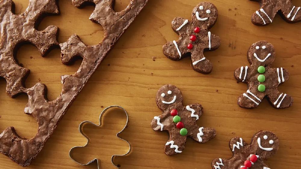 betty crocker Gingerbread Brownie Cutouts