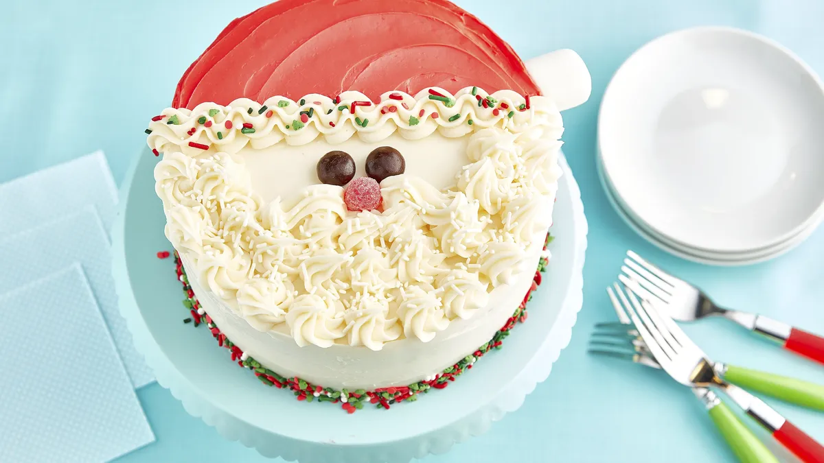 betty crocker Jolly Santa Claus Cake