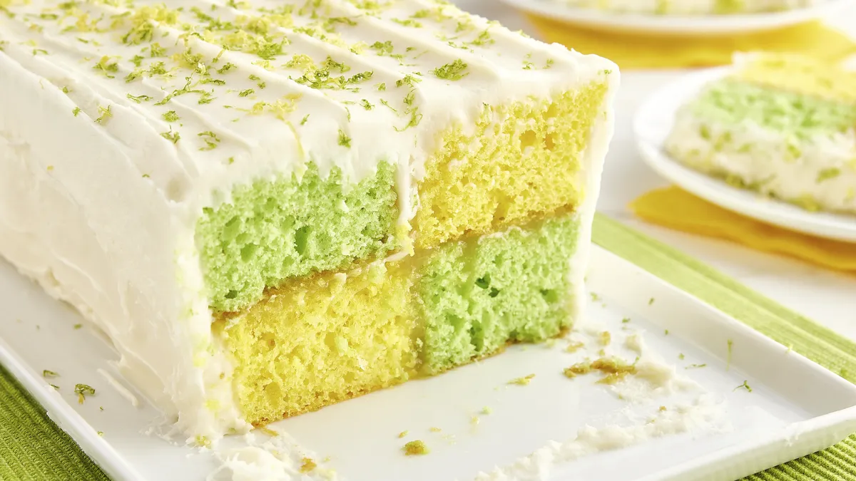 betty crocker Lemon-Lime Checkerboard Cake