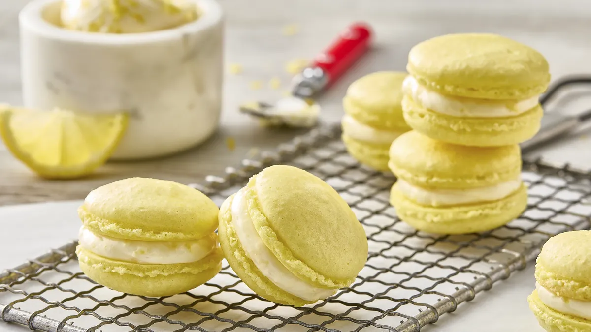betty crocker Lemon Macarons