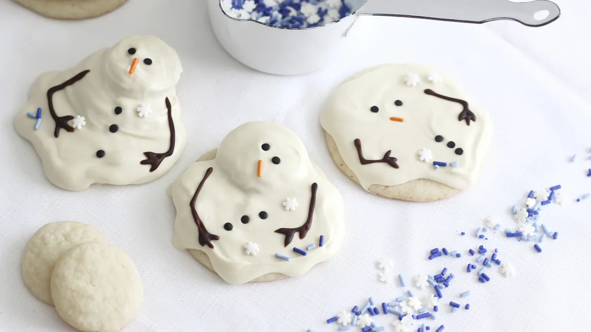 betty crocker Melting Snowmen Cookies