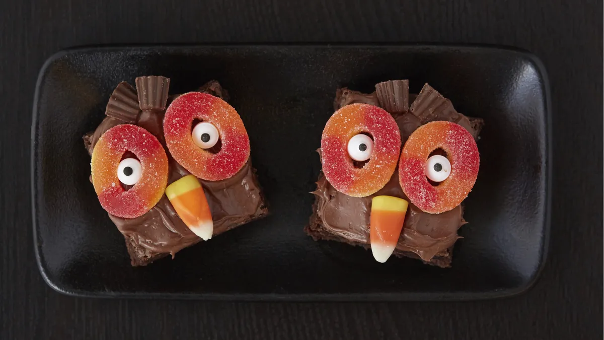 betty crocker Owl Brownies
