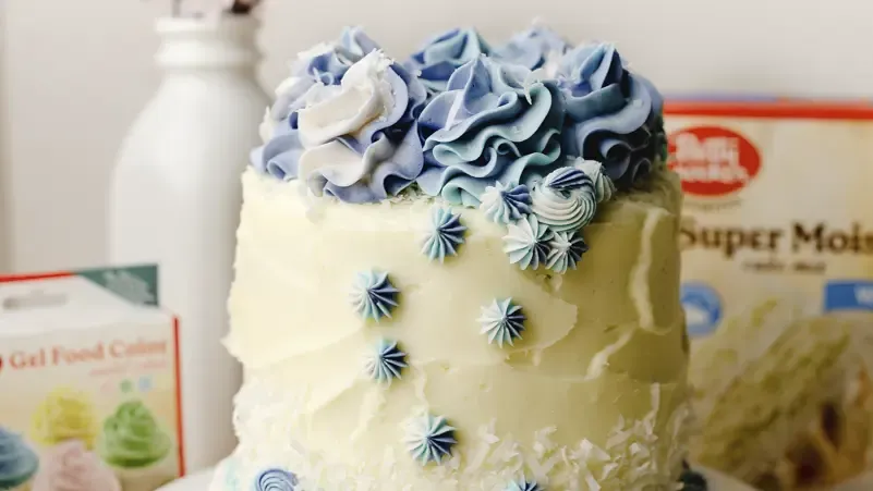 betty crocker Pastel Vanilla Coconut Layer Cake