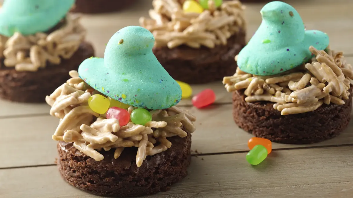 betty crocker PEEPS® Brownie Nests