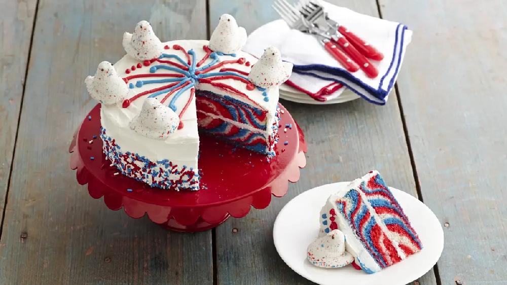 betty crocker PEEPS® Fireworks Layer Cake