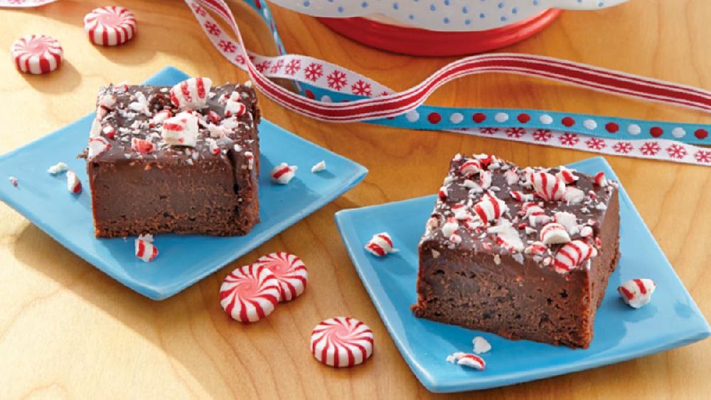 betty crocker Peppermint-Fudge Brownies
