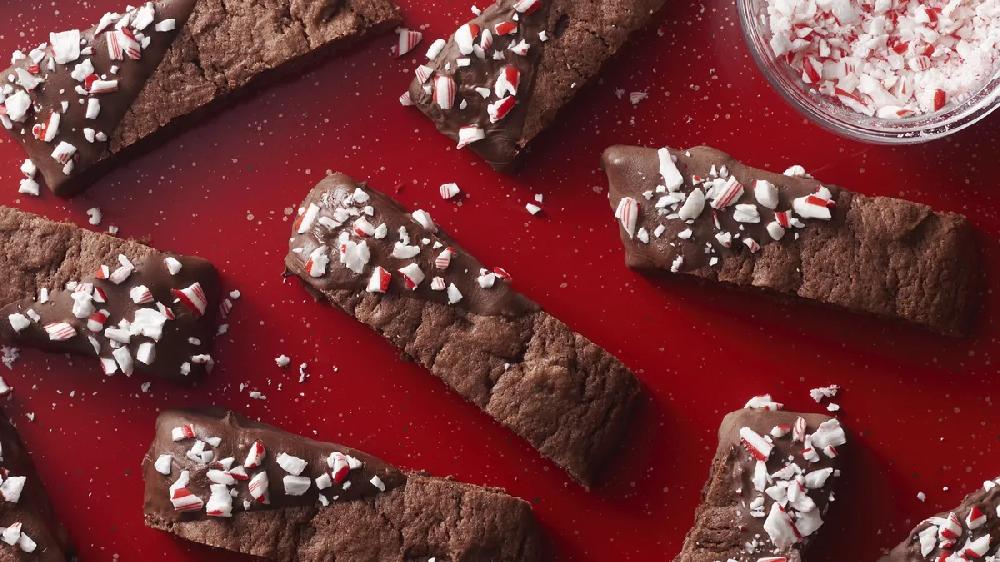betty crocker Peppermint-Fudge Cookie Sticks
