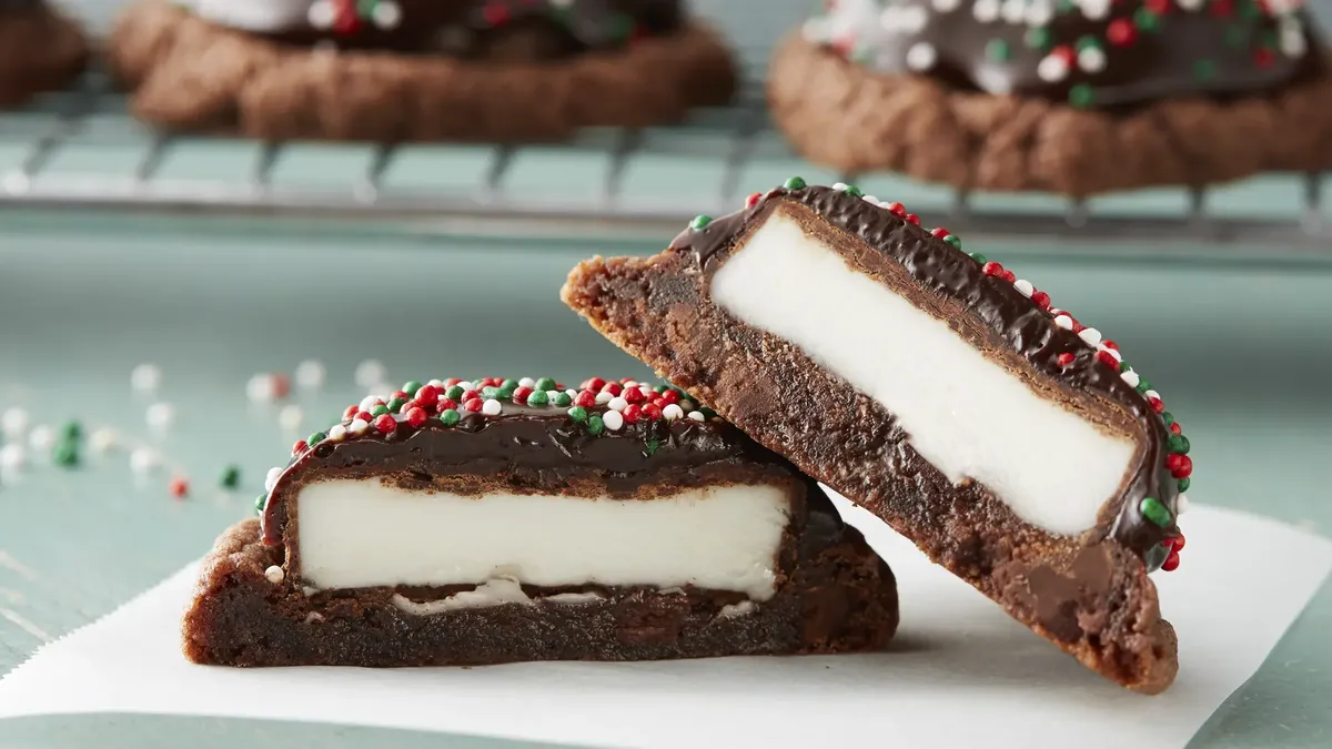 betty crocker Peppermint Pattie Snowdrifts