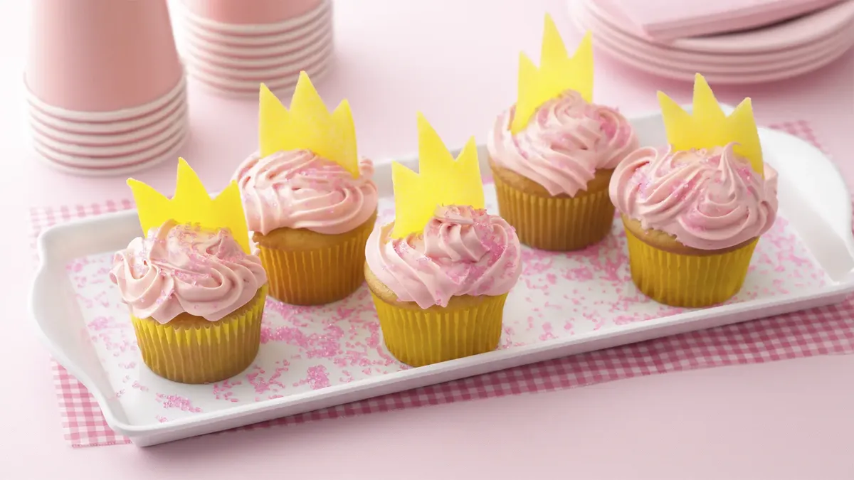 betty crocker Princess Crown Cupcakes