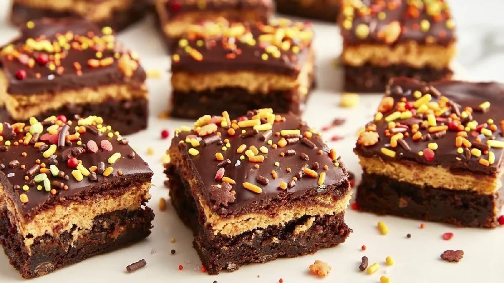 betty crocker Pumpkin Cheesecake Fudge Brownies