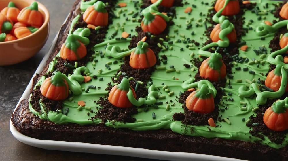 betty crocker Pumpkin Patch Brownies