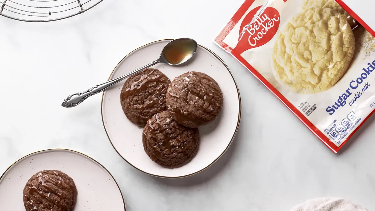 betty crocker Salted Caramel Chocolate Cookies
