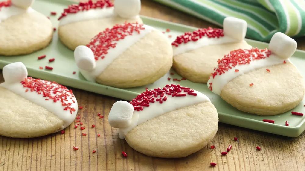 betty crocker Santa Hat Cookies