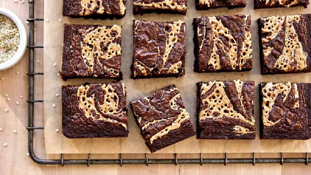 betty crocker Tahini Marbled Brownies