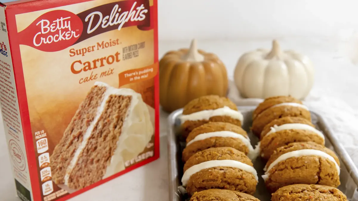 betty crocker Cake Mix Carrot Pumpkin Cookie Sandwiches