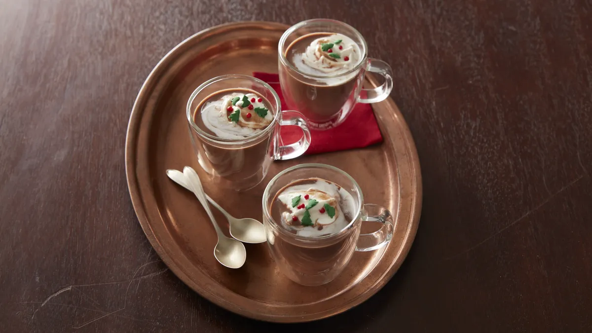 betty crocker Chai Hot Chocolate with Cinnamon Cream