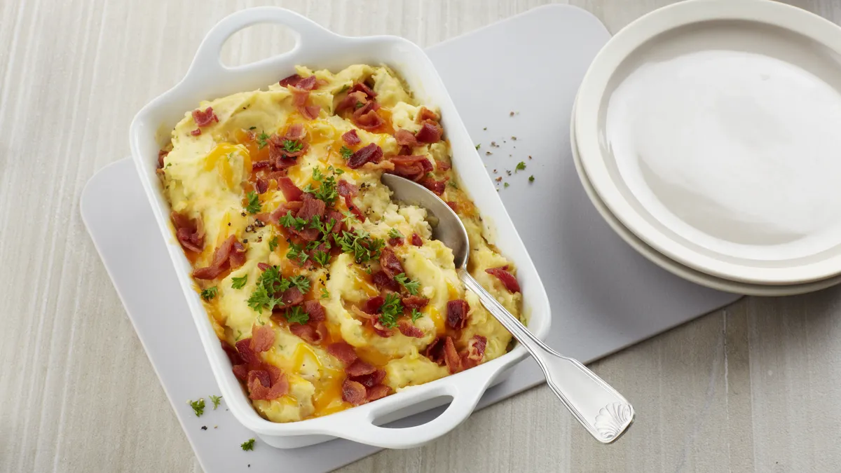 betty crocker Cheesy Herb and Bacon Twice-Baked Potato Casserole