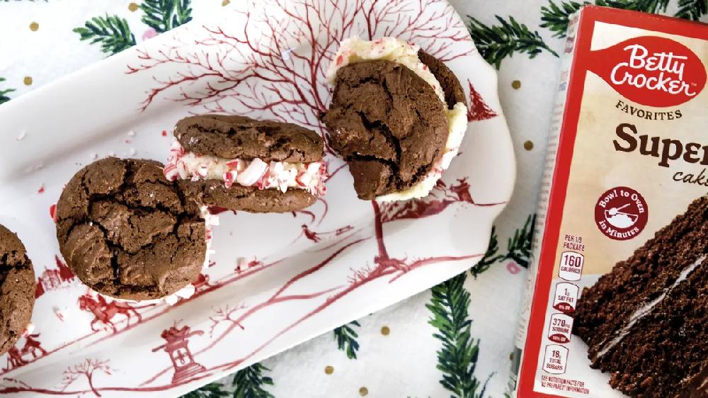 betty crocker Chocolate Peppermint Sandwich Cookies