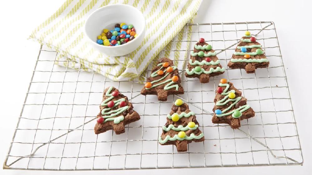 betty crocker Double Chocolate Christmas Tree Cookie