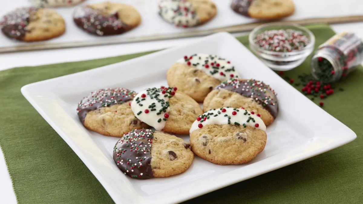 betty crocker Easy Chocolate Chip Christmas Cookies (Small-Batch Quantity)