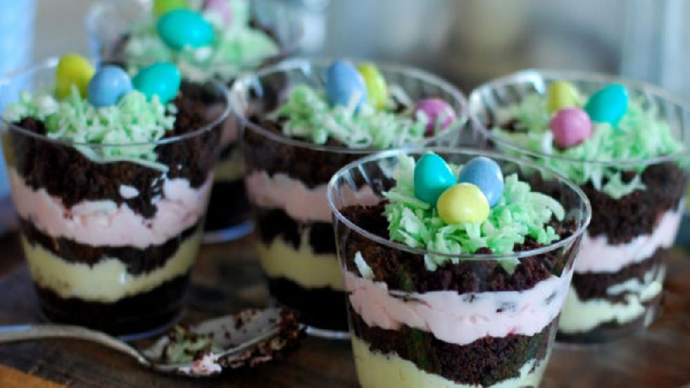 betty crocker Gluten-Free Easter Lemon Raspberry Dirt Cups