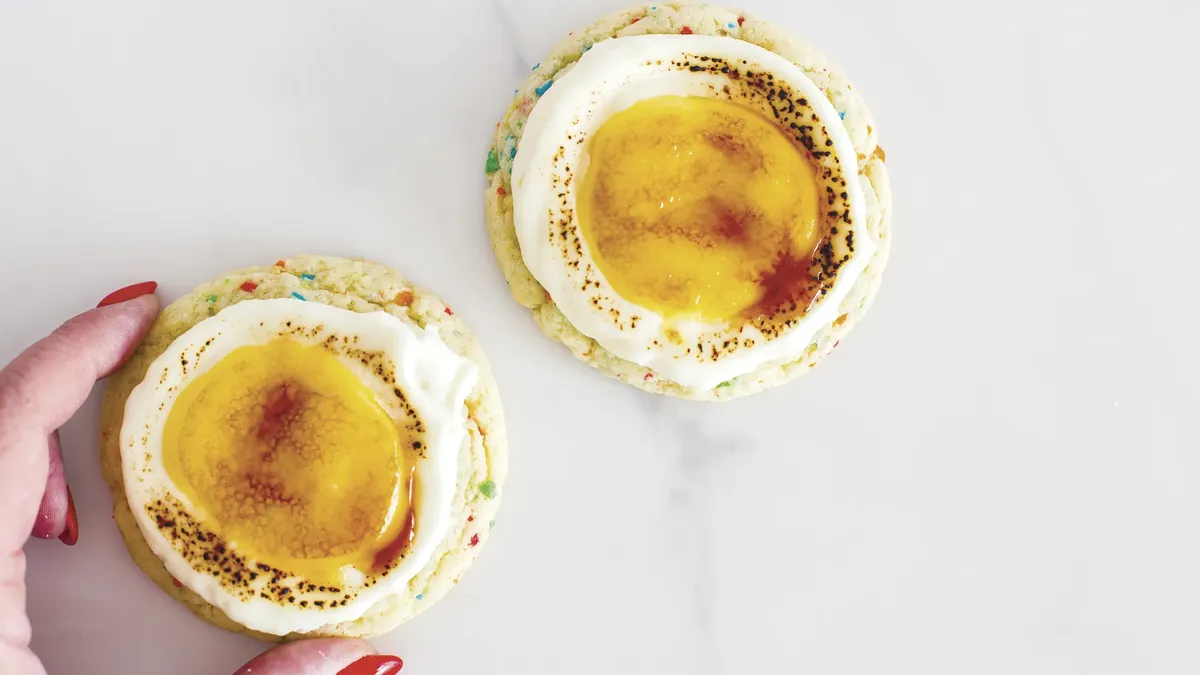 betty crocker Lemon Cheesecake Brûlée Birthday Cake Cookies