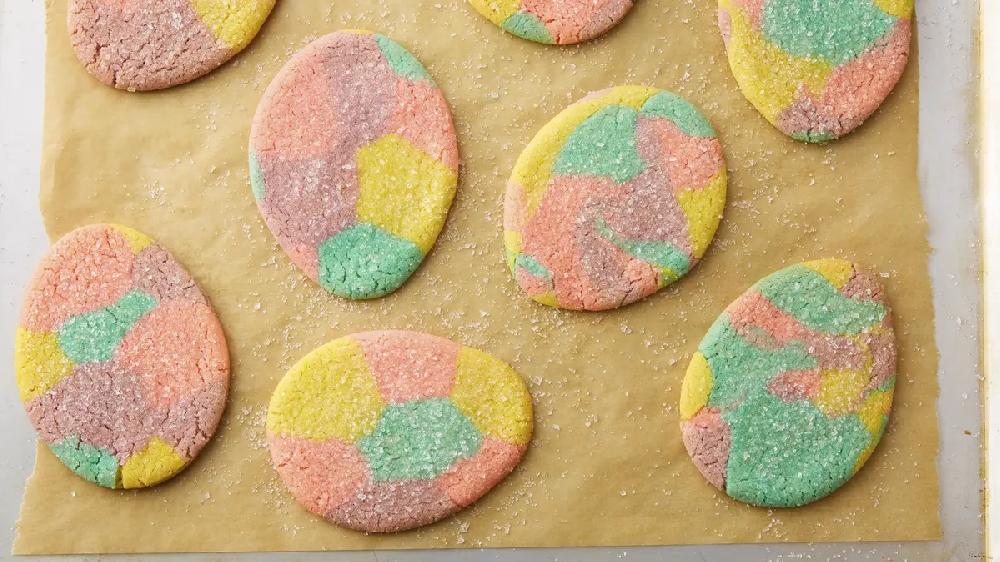 betty crocker Marbled Easter Egg Sugar Cookie Cutouts