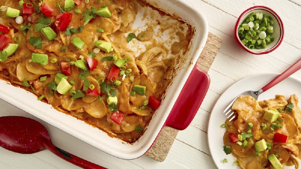 betty crocker Mexican Chicken-Scalloped Potatoes Casserole