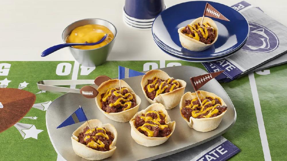 betty crocker Penn State Muffin-Tin Cheesy Beef Tacos