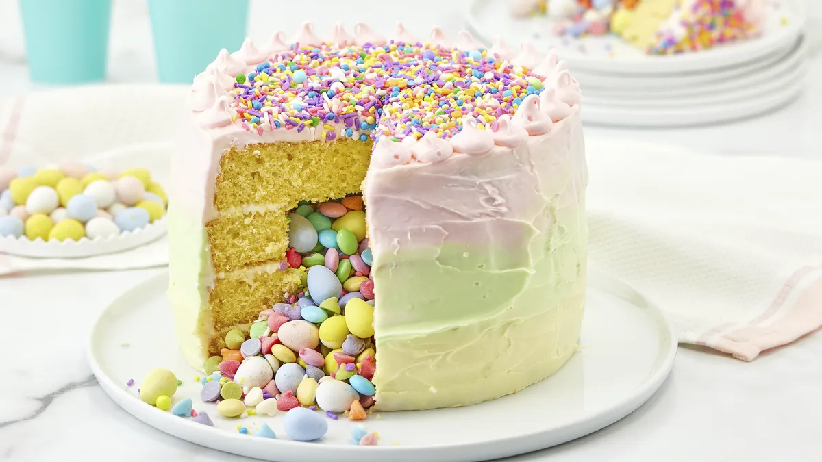 betty crocker Surprise-Inside Easter Candy Layer Cake
