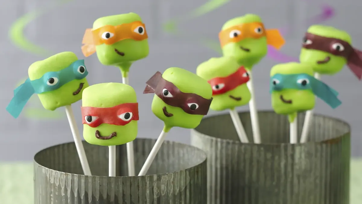 betty crocker Teenage Mutant Ninja Turtles Marshmallow Pops