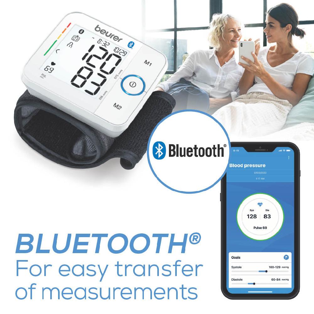Beurer Best Bluetooth Wrist Blood Pressure Monitor Premium 800W