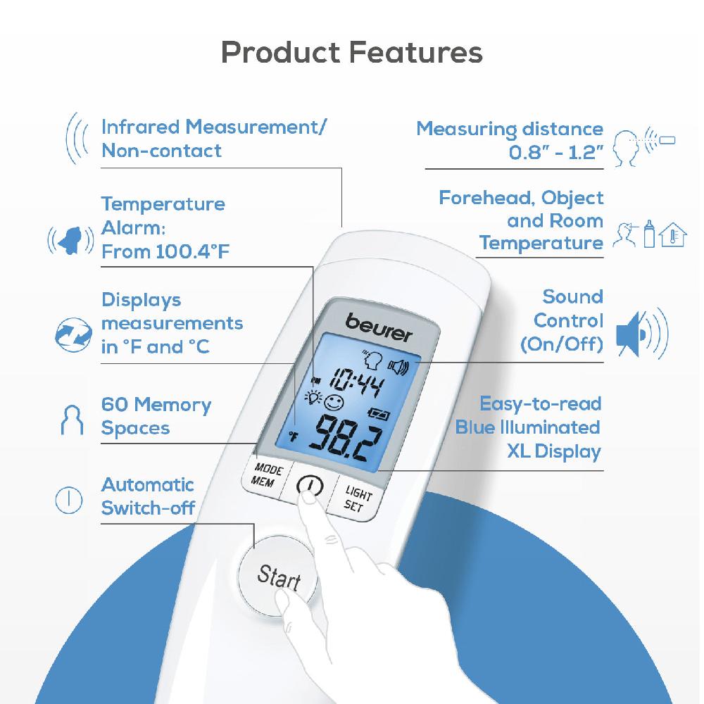 Beurer Best Non Contact Thermometer FT90 For Sale | Beurer
