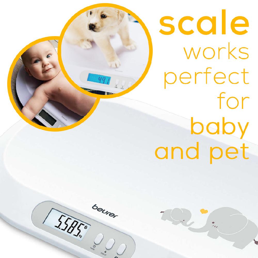 Beurer Bluetooth Digital Baby & Pet Scale BY90