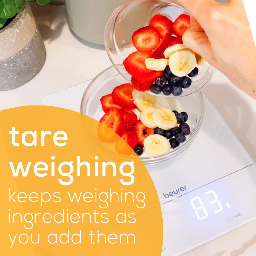 Beurer Digital Kitchen Scale For Food KS34W