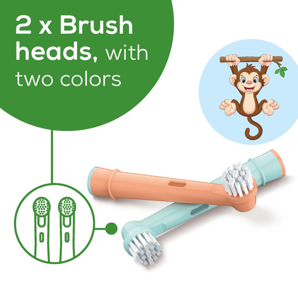 Beurer Milo The Monkey Toothbrush Heads TB10M BH