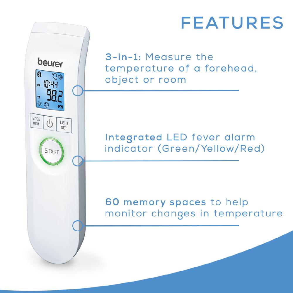 Beurer Buy 3-in-1 Digital Bluetooth Thermometer FT95 | Beurer