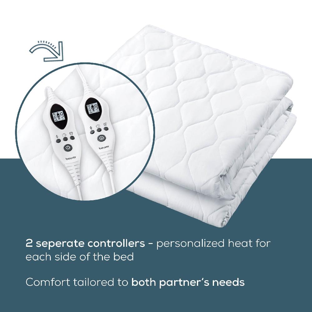 Beurer Heated Mattress Queen Pad | Electric Under Blanket | Beurer
